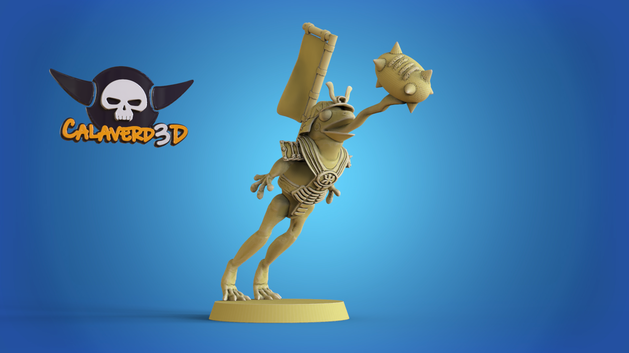 Amphibian frogs Fantasy Football Team  - Calaverd