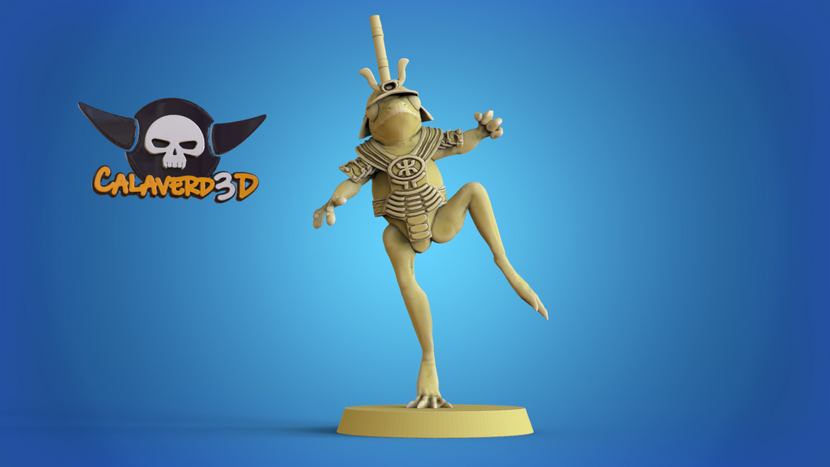 Amphibian frogs Fantasy Football Team  - Calaverd