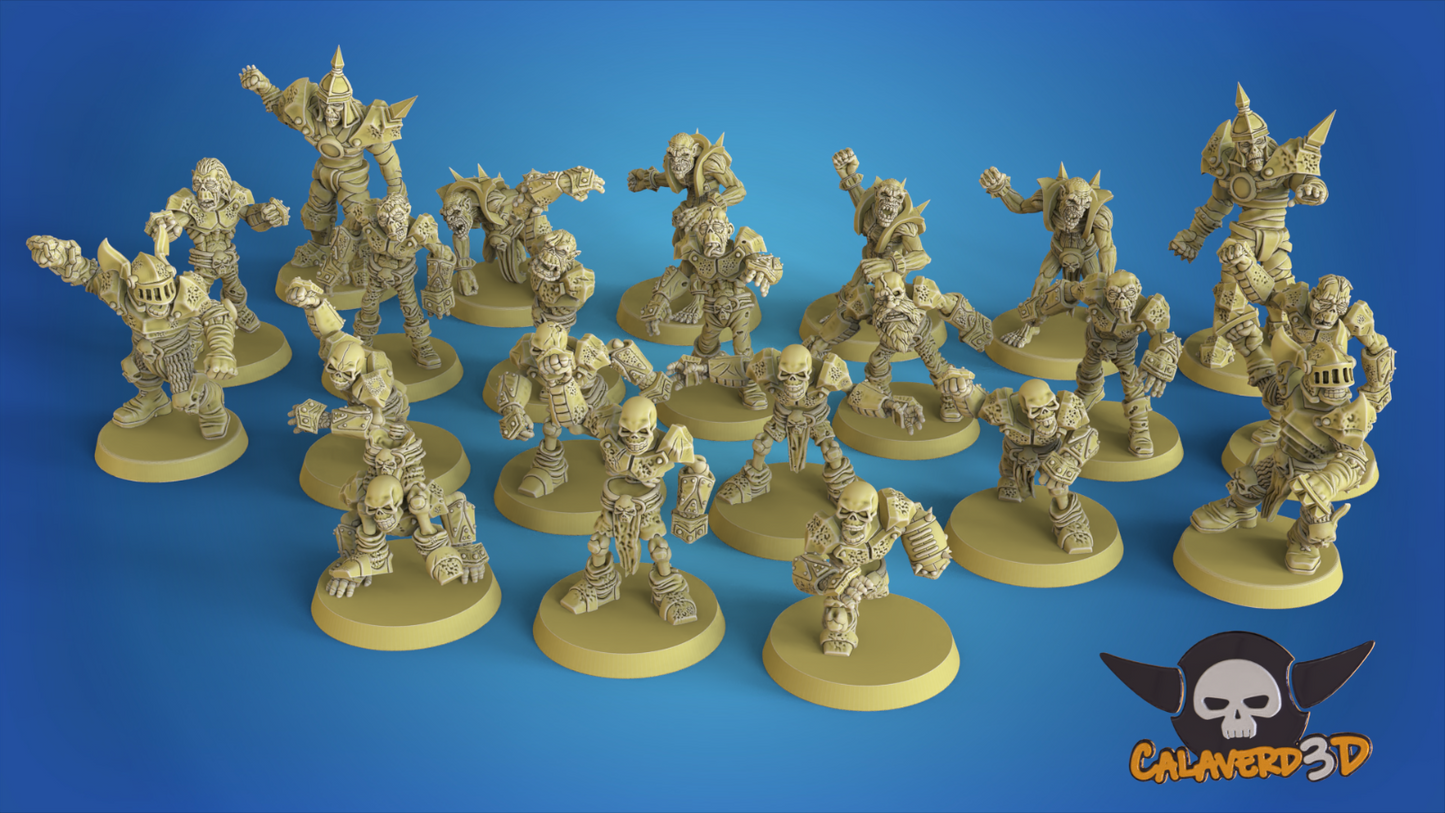 Shambling Undead Fantasy Football Team  - Calaverd Undeath Graveyard Champions