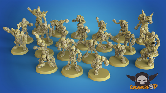 Shambling Undead Fantasy Football Team  - Calaverd Undeath Graveyard Champions