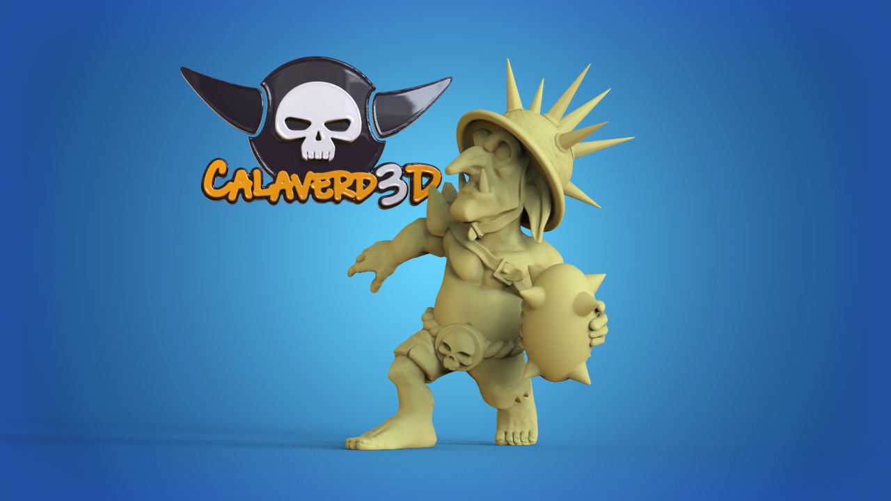 Black Orc Fantasy Football Team  - Calaverd3D