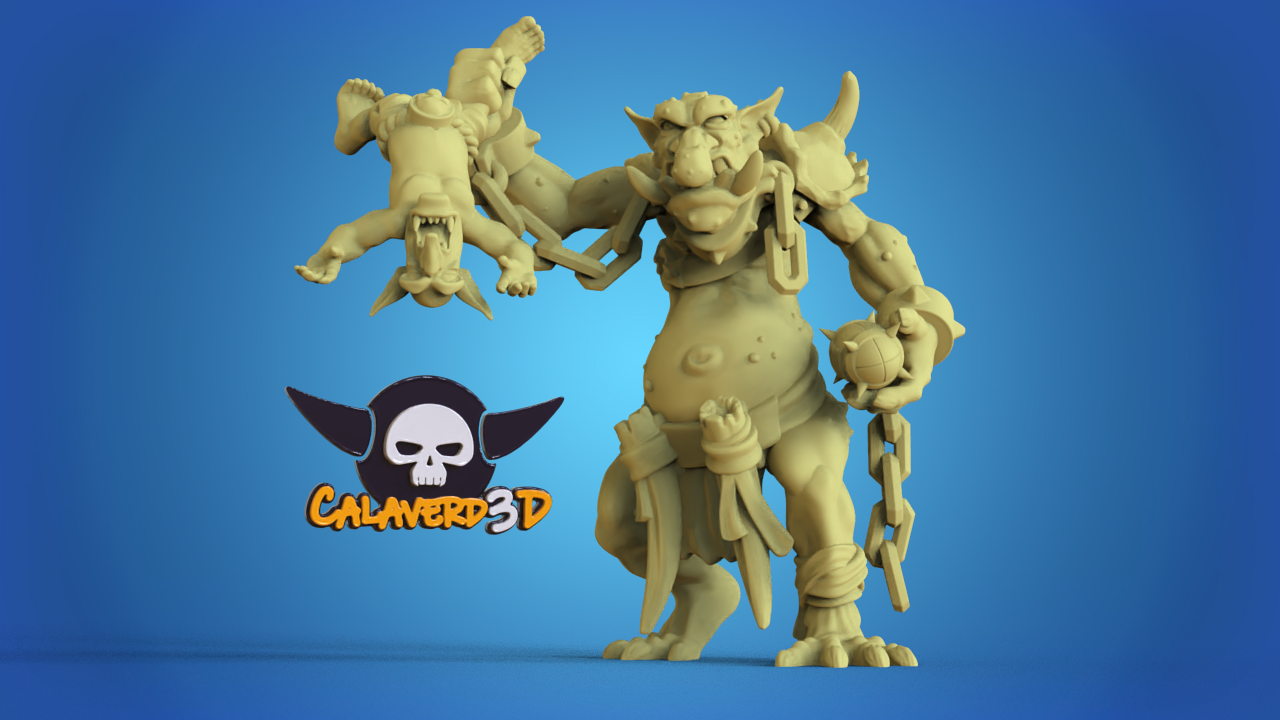 Black Orc Fantasy Football Team  - Calaverd3D