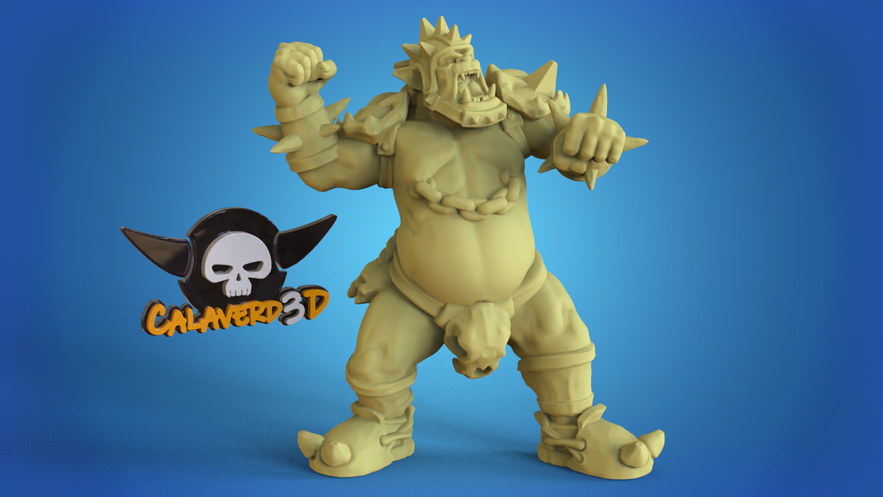 Black Orc Fantasy Football Team  - Calaverd3D