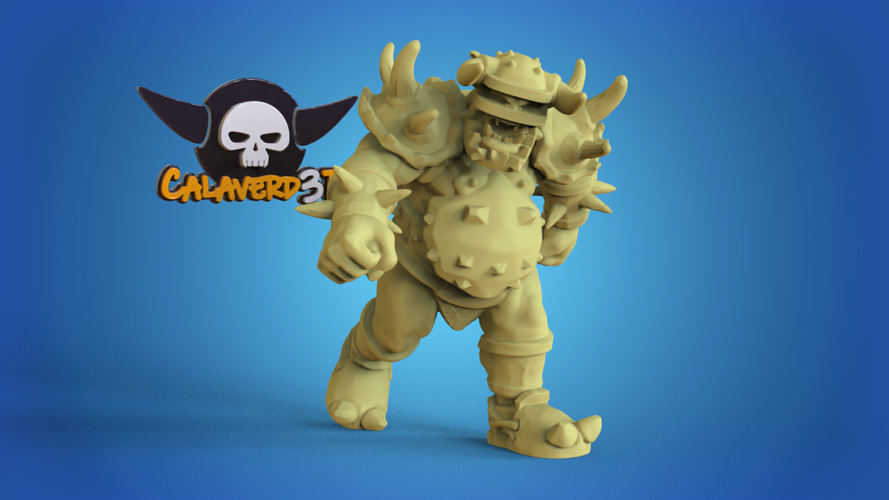 Black Orc Fantasy Football Team  - Calaverd3D