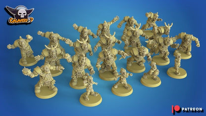 The Skull Breakers Orcs Fantasy Football Team  - Calaverd3D *New for May 23*