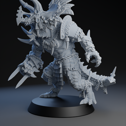 New Style Lizardmen Big Guy / Star Player Krox Fantasy Football  - Brutefun