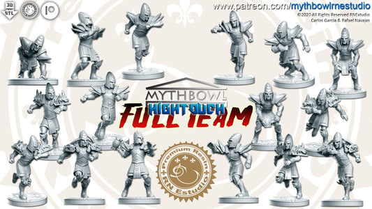 High Elves / Elven union Fantasy Football Team  -RN Estudio Mythbowl Hightouch