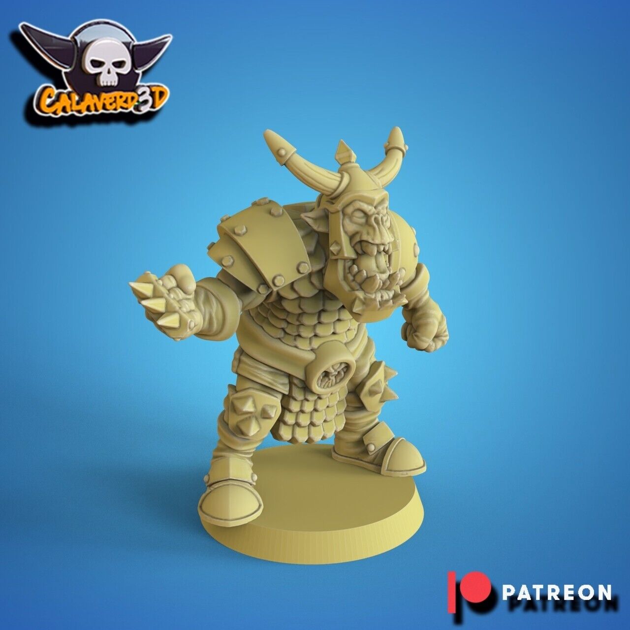 The Skull Breakers Orcs Fantasy Football Team  - Calaverd3D *New for May 23*