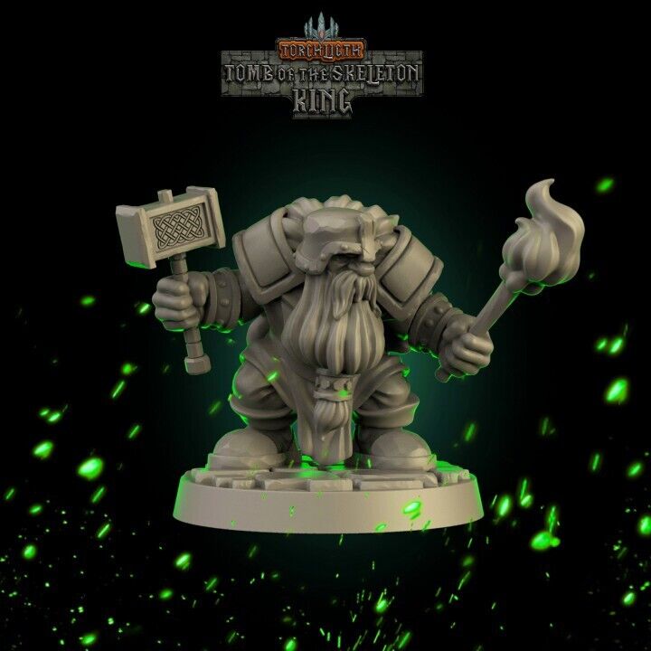 Fantasy Dungeons Dwarf Warrior - Torchlight