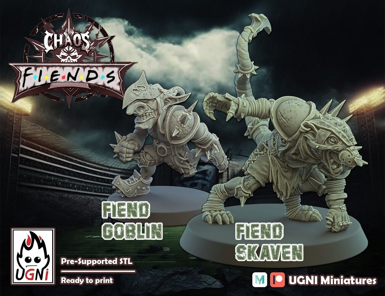 Chaos Renegade Fantasy Football Team -  Chaos fiends UGNI