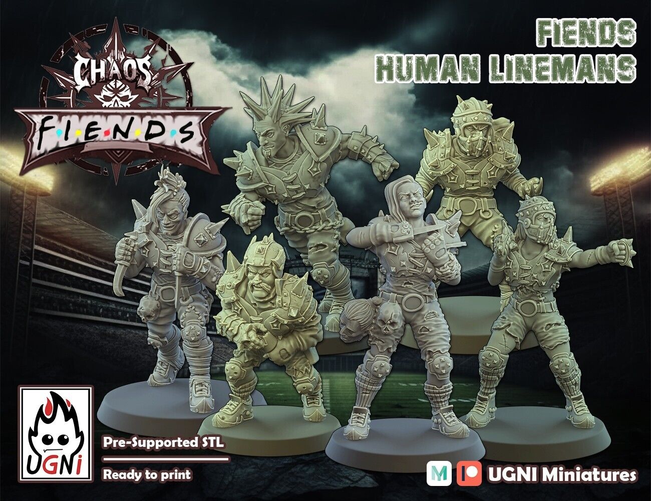 Chaos Renegade Fantasy Football Team -  Chaos fiends UGNI
