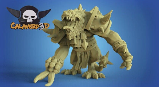Lizardman Big Guy Fantasy Football star player - Calaverd Krox
