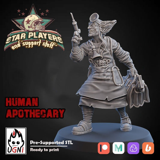 Human Apothecary -  Fantasy Football Star Player - UGNI