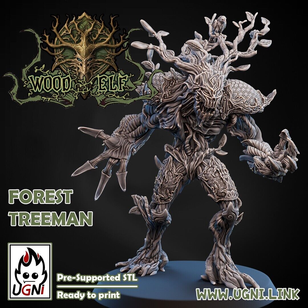 Treeman + Rooted Marker Fantasy Football Star Player / Big Guy  - Ugni