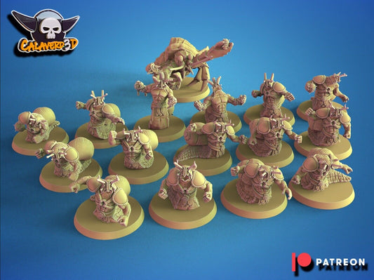 Dwarf Battle Snails Fantasy Football Team Calaverd