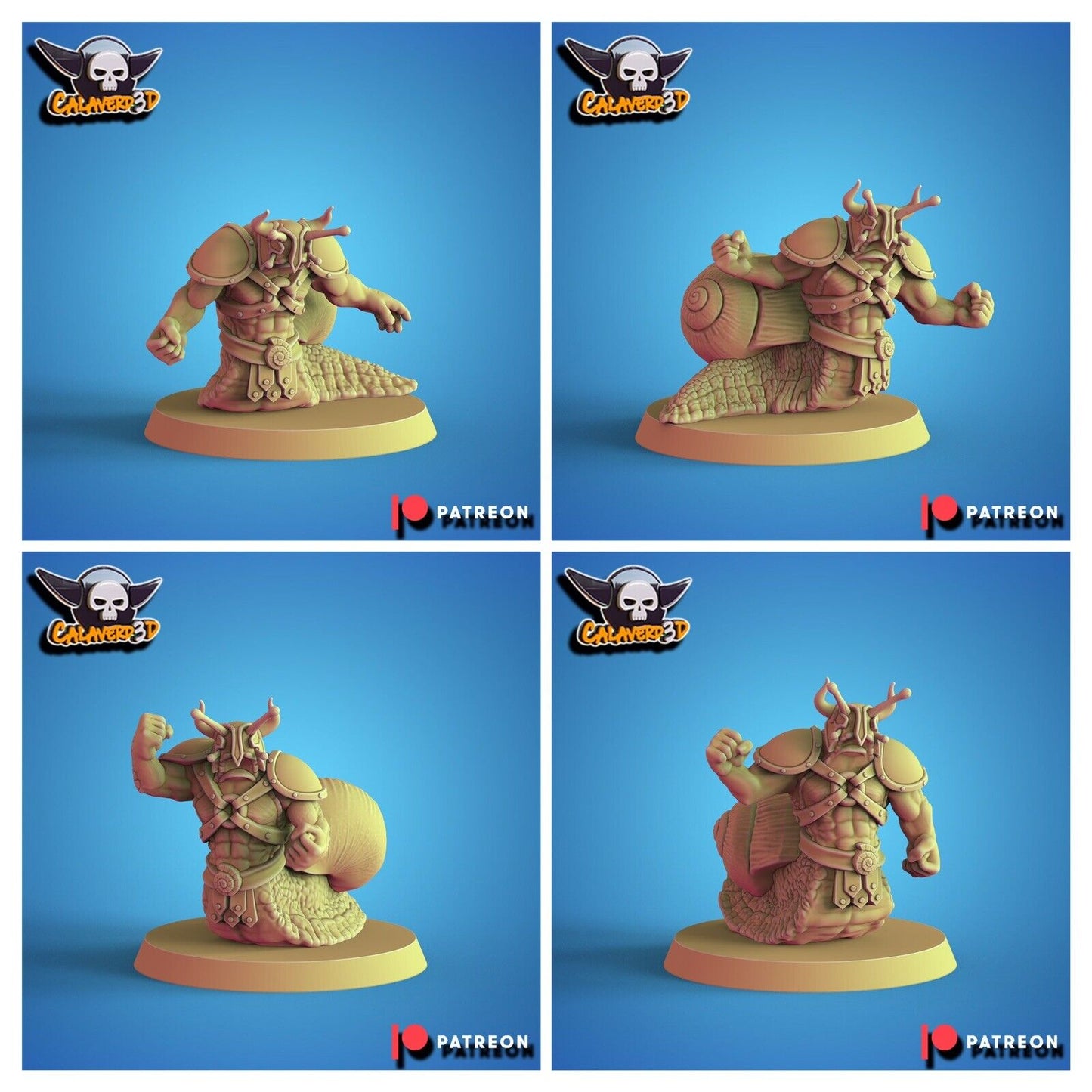 Dwarf Battle Snails Fantasy Football Team Calaverd