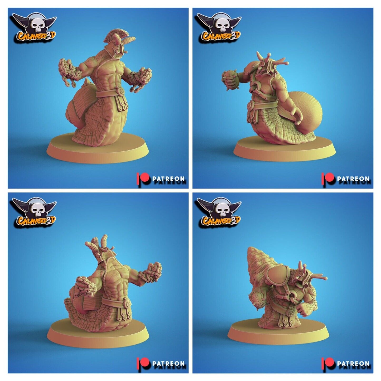 Dwarf Battle Snails Fantasy Football Team Calaverd