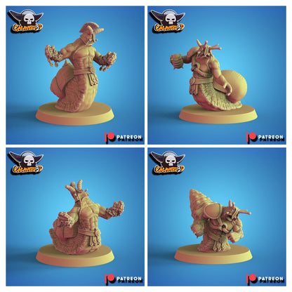 Dwarf Battle Snails Fantasy Football Team Calaverd