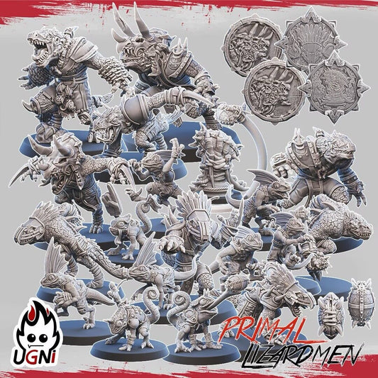 Lizardmen Fantasy Football  Team -  Primal Lizardmen UGNI