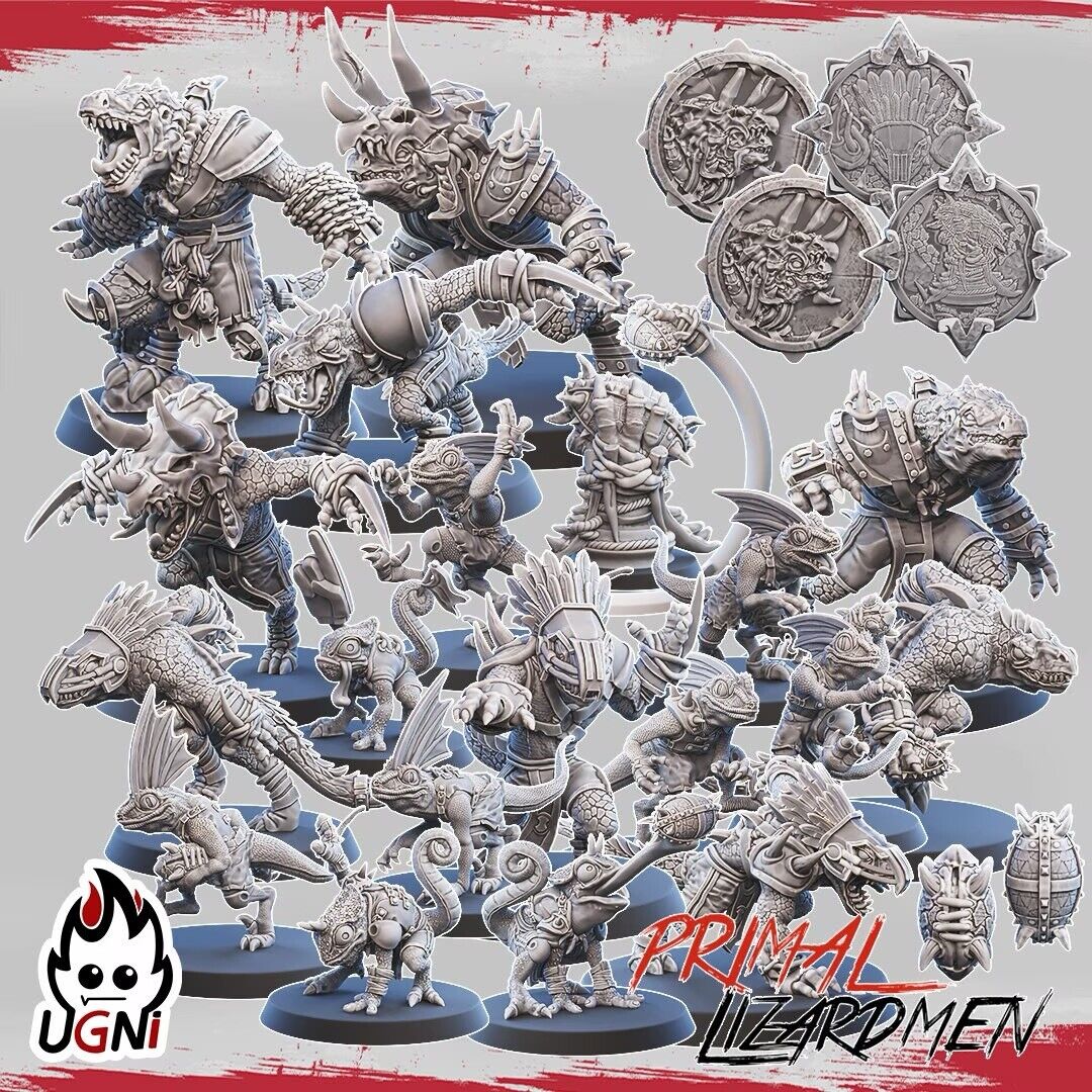 Lizardmen Fantasy Football  Team -  Primal Lizardmen UGNI