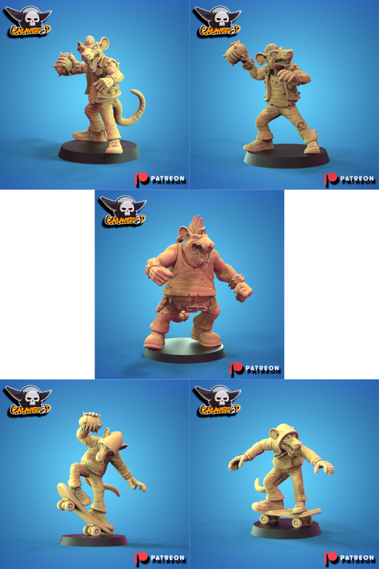 Punk Rats Fantasy Football Team Calaverd