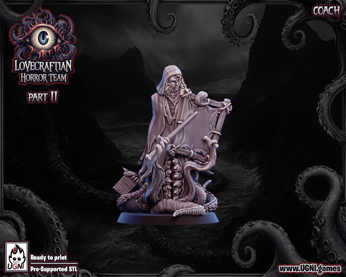 Horror / Undead 'Lovecraftian Horror  Fantasy Football Team + Support staff UGNI