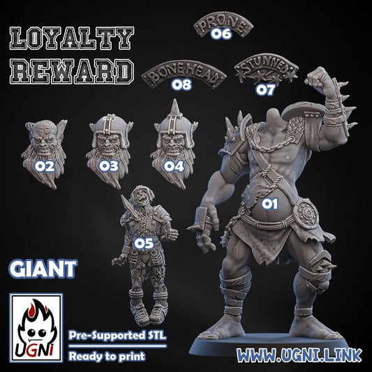 Giant Fantasy Football Player / Star UGNI