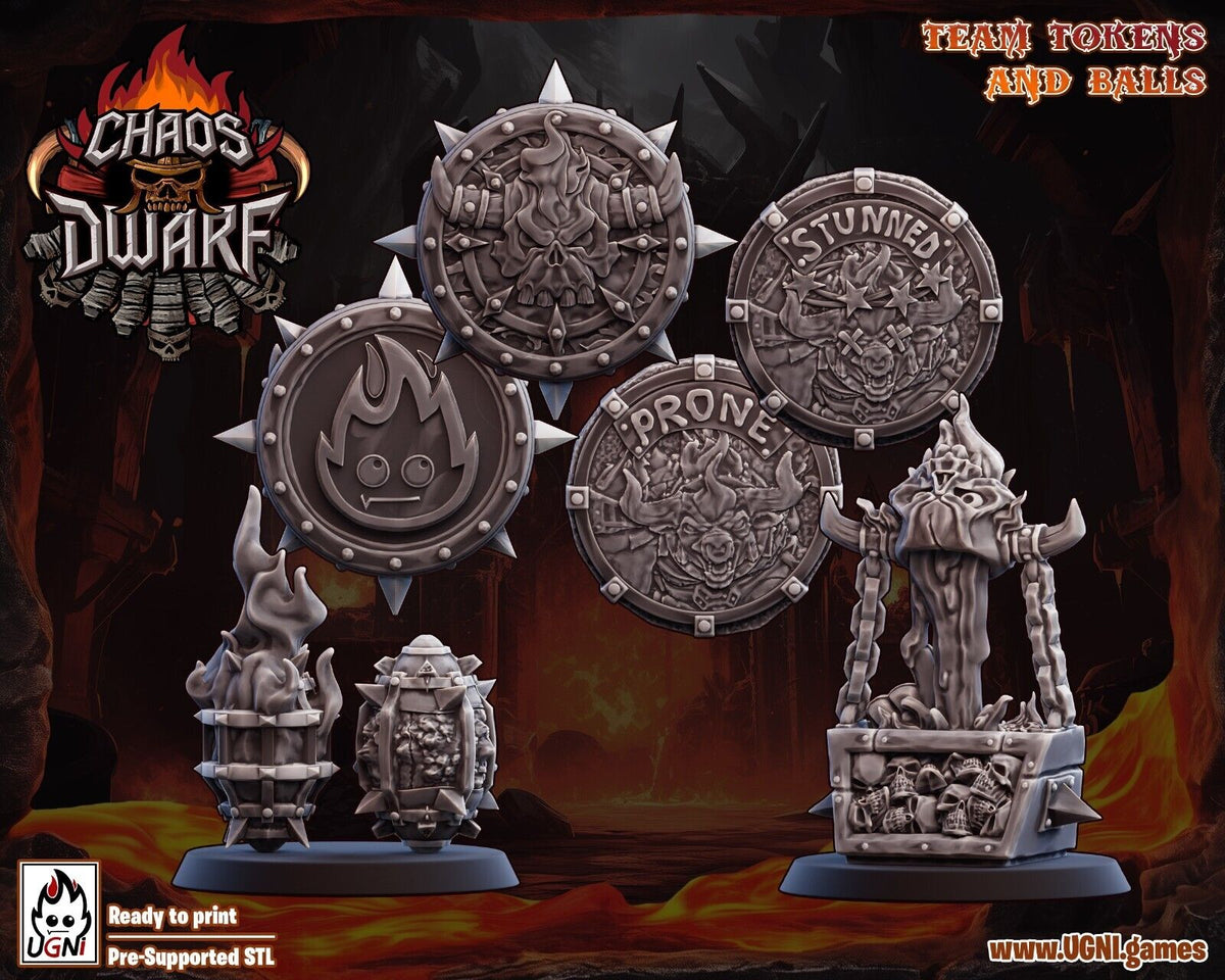 Magma Chaos Dwarf Proxy Team Fantasy Football Team - UGNI