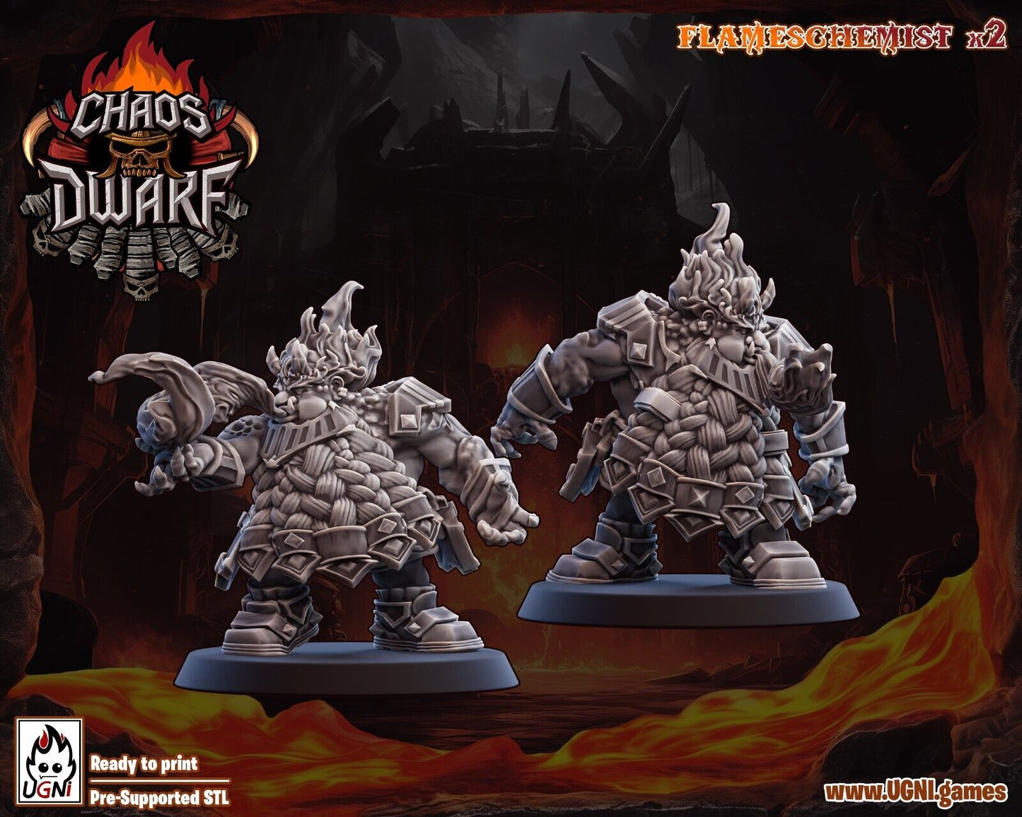 Magma Chaos Dwarf Proxy Team Fantasy Football Team - UGNI
