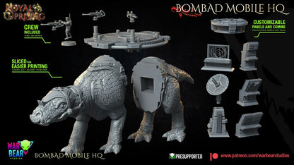 Bombad Mobile HQ Star Wars RPG Legion Shatterpoint compatible - War Bear