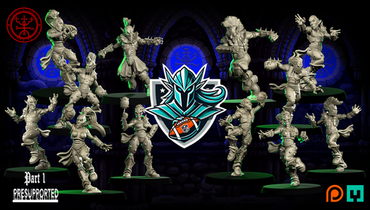 Pro Elven Elf Fantasy Football Team TLM