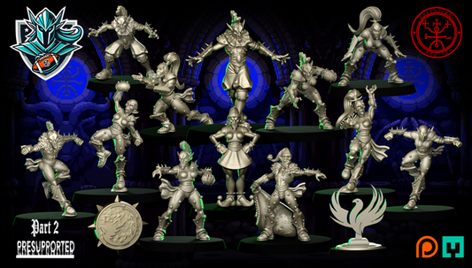 Pro Elven Elf Fantasy Football Team TLM