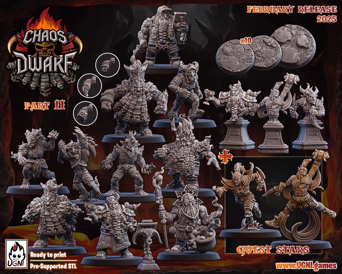 Magma Chaos Dwarf Proxy Team Fantasy Football Team - UGNI