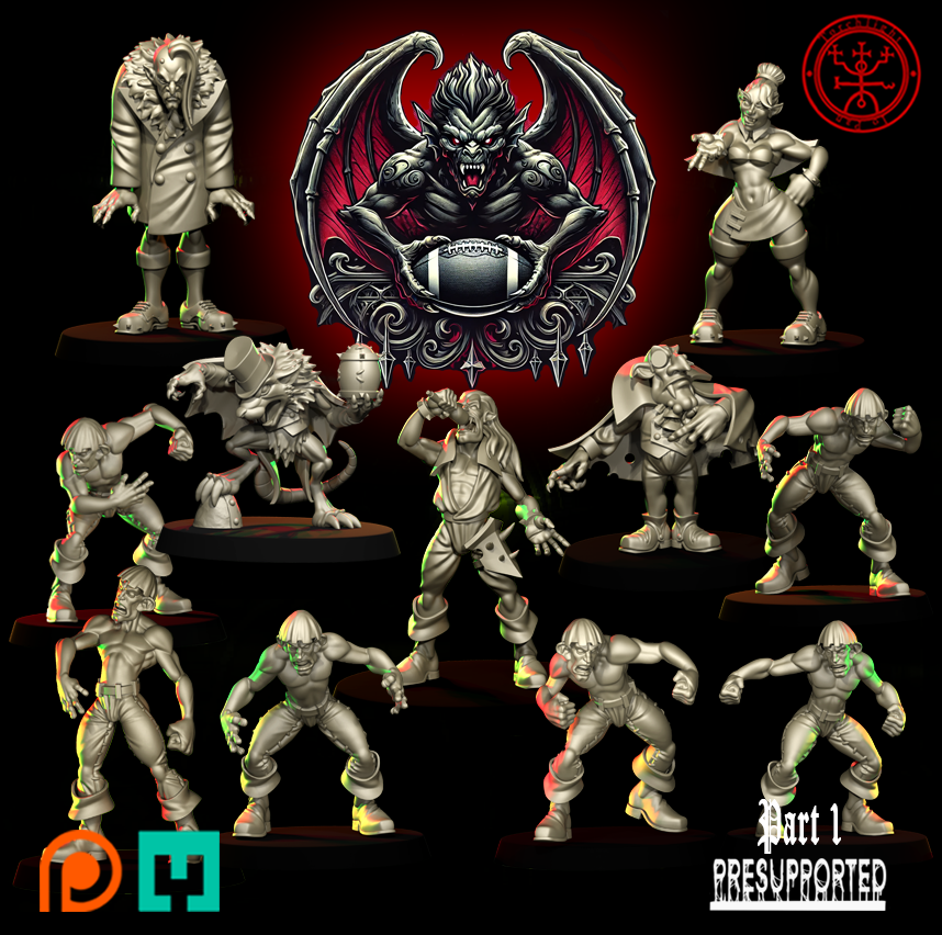 Vampire Team Fantasy Football Team TLM Torchlight "THE BLOOD PACT"