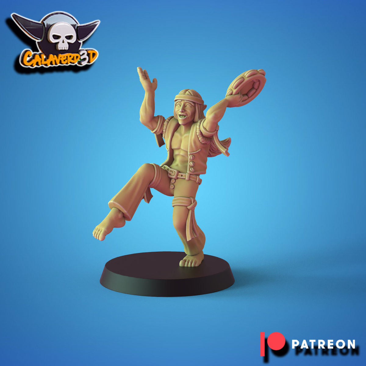 Wood Elves psychedelic Flower Power Fantasy Football Team Calaverd