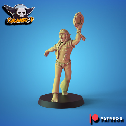 Wood Elves psychedelic Flower Power Fantasy Football Team Calaverd
