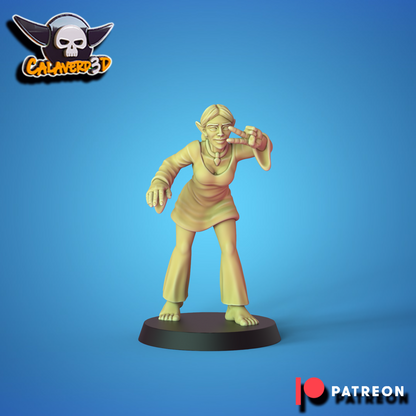 Wood Elves psychedelic Flower Power Fantasy Football Team Calaverd