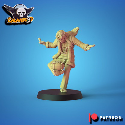 Wood Elves psychedelic Flower Power Fantasy Football Team Calaverd