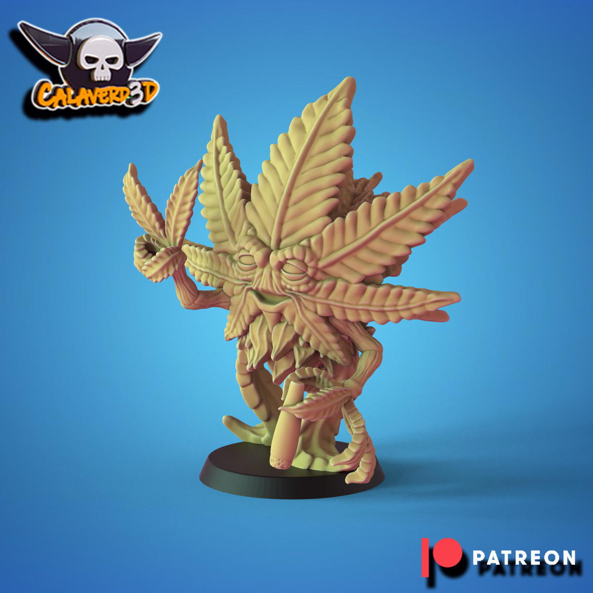 Wood Elves psychedelic Flower Power Fantasy Football Team Calaverd