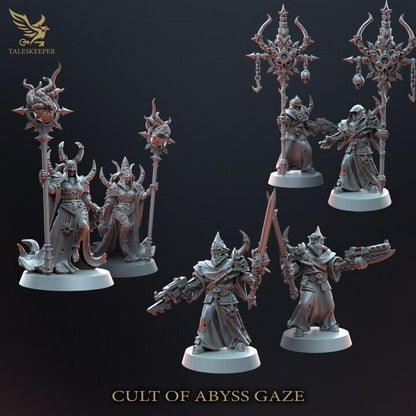 Abyss Gaze Cultists proxy Grimdark , OPR , Sci-Fi, Fantasy wargames TalesKeeper