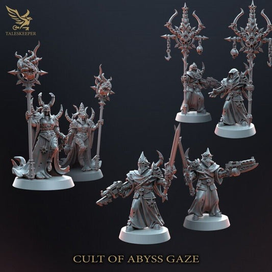 Abyss Gaze Cultists proxy Grimdark , OPR , Sci-Fi, Fantasy wargames TalesKeeper