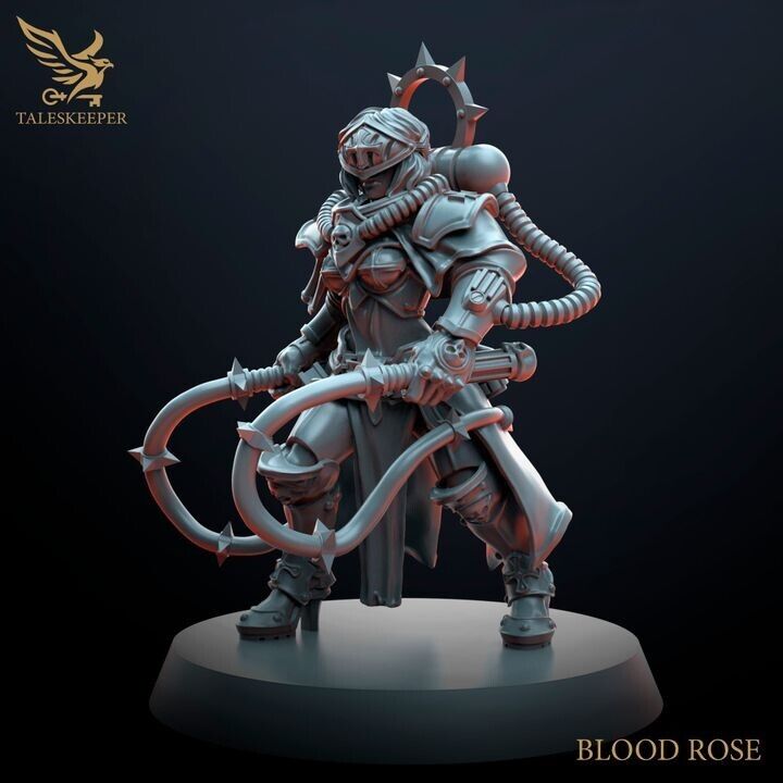 SISTER BLOOD ROSE proxy Grimdark , OPR , Sci-Fi, Fantasy wargames TalesKeeper