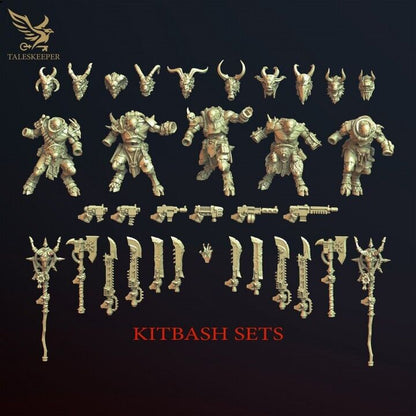 BEASTMEN CULTISTS V2 proxy Grimdark , OPR , Sci-Fi, Fantasy wargames TalesKeeper