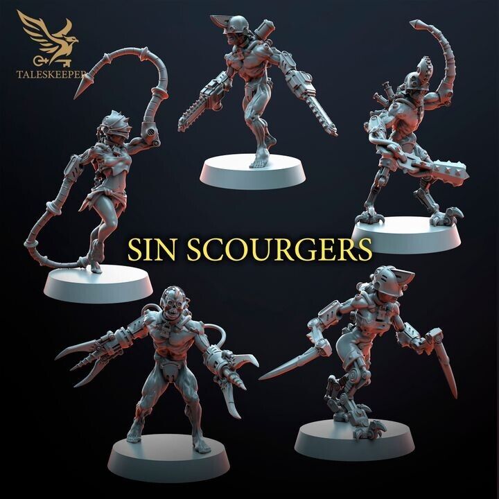 SIN SCOURGERS proxy Grimdark , OPR , Sci-Fi, Fantasy wargames TalesKeeper