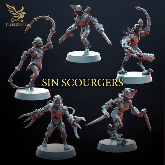 SIN SCOURGERS proxy Grimdark , OPR , Sci-Fi, Fantasy wargames TalesKeeper