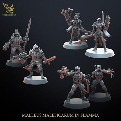 Malleus Maleficarum Flamma Grimdark , OPR , Sci-Fi, Fantasy wargames TalesKeeper