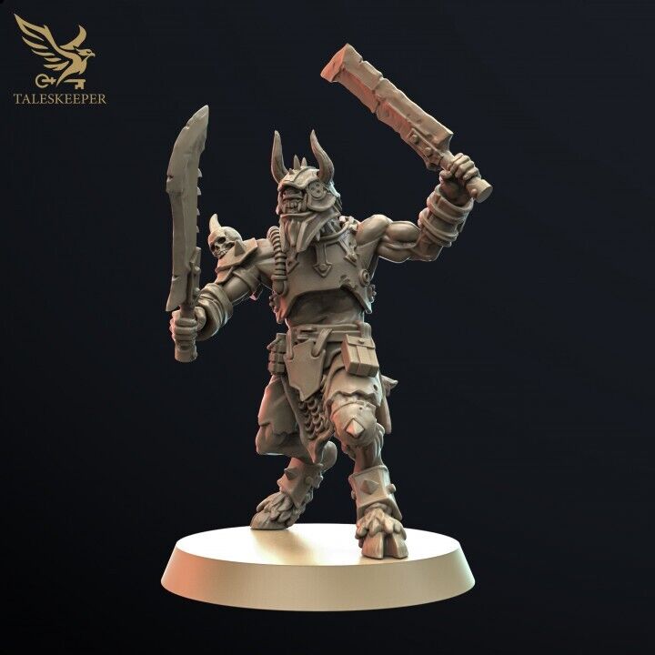 BEASTMEN CULTISTS V2 proxy Grimdark , OPR , Sci-Fi, Fantasy wargames TalesKeeper