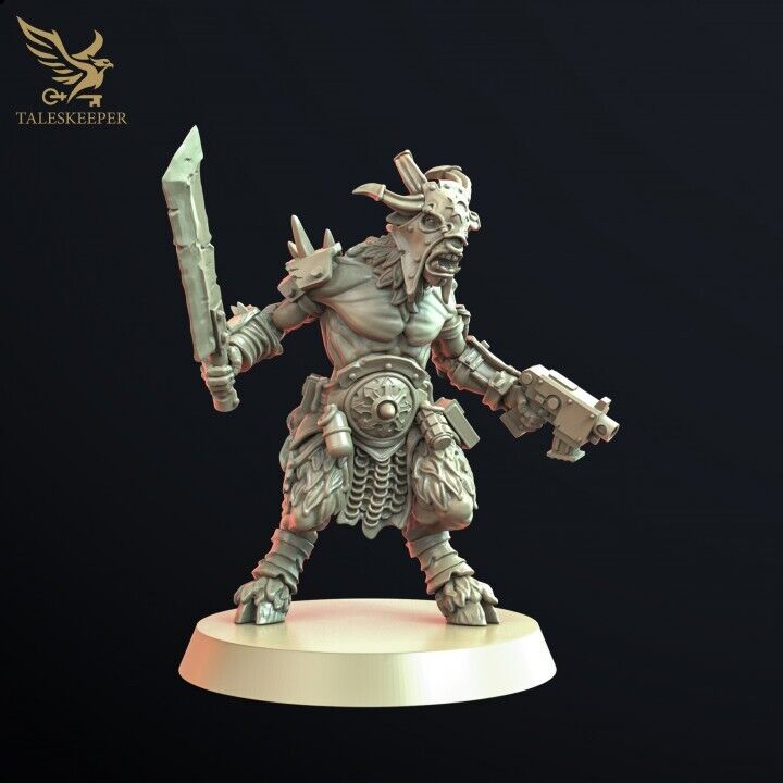BEASTMEN CULTISTS V2 proxy Grimdark , OPR , Sci-Fi, Fantasy wargames TalesKeeper