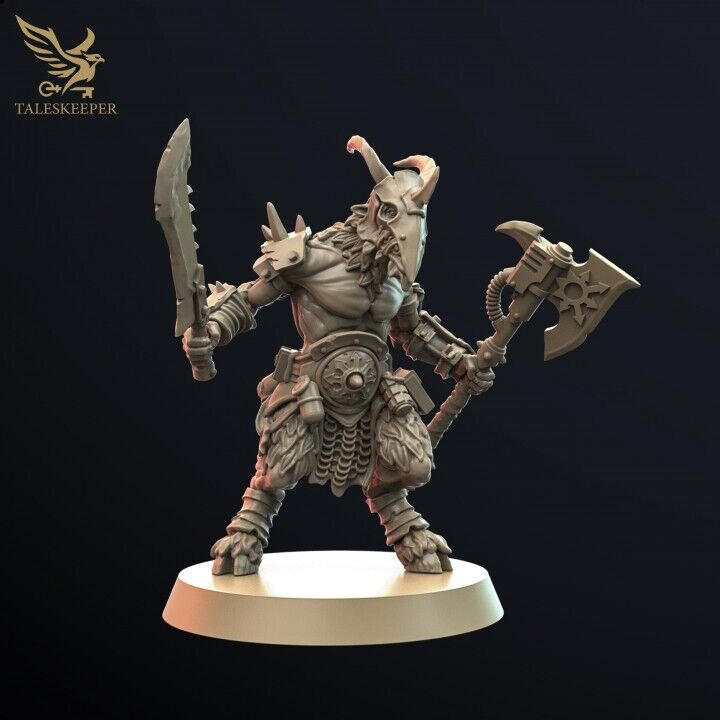 BEASTMEN CULTISTS V2 proxy Grimdark , OPR , Sci-Fi, Fantasy wargames TalesKeeper