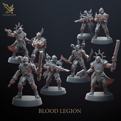 BLOOD LEGION TROOPS proxy Grimdark , OPR , Sci-Fi, Fantasy wargames TalesKeeper